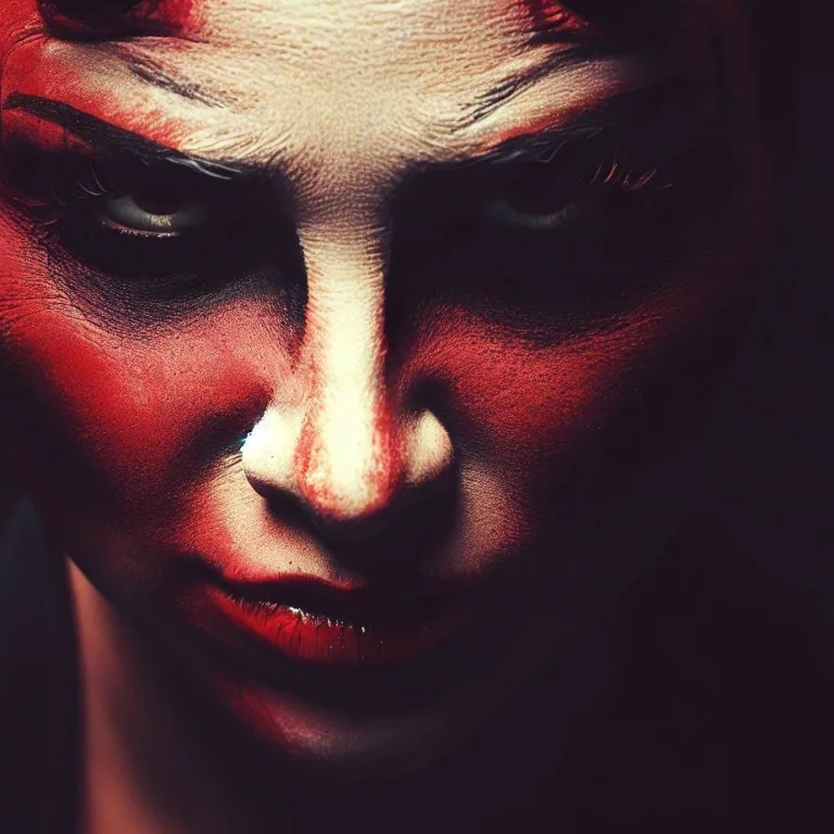 Makijaż Diabła
