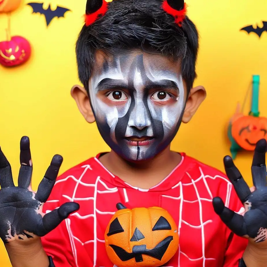 Makijaż Halloween dla dzieci