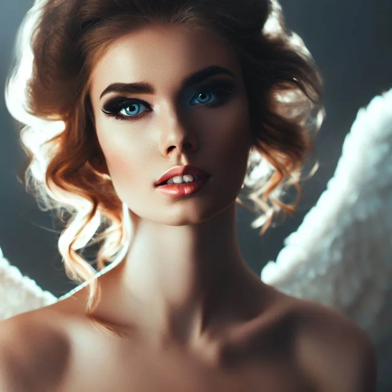 Makijaż anioła