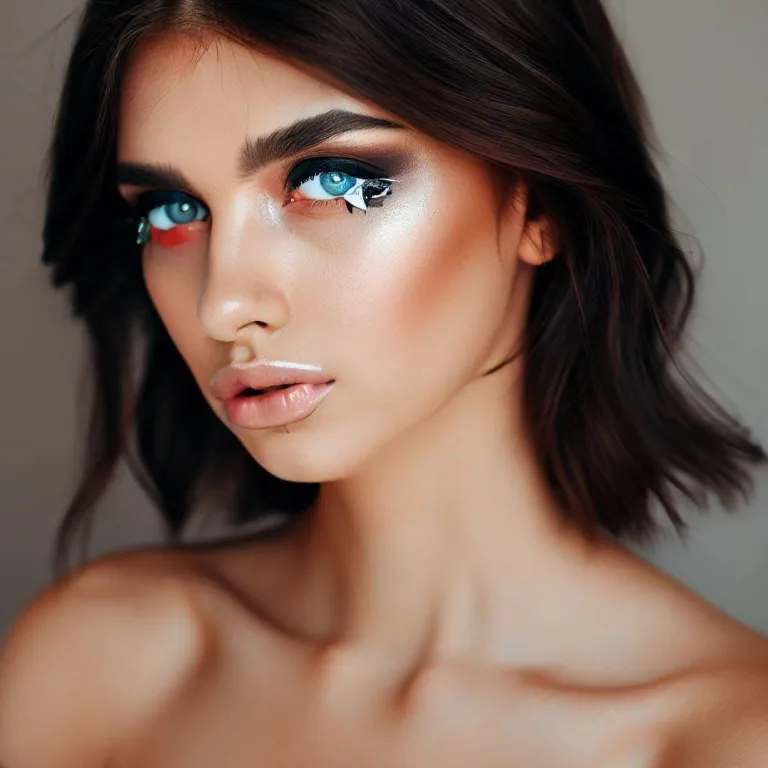 Makijaż dla brunetek o zielonych oczach