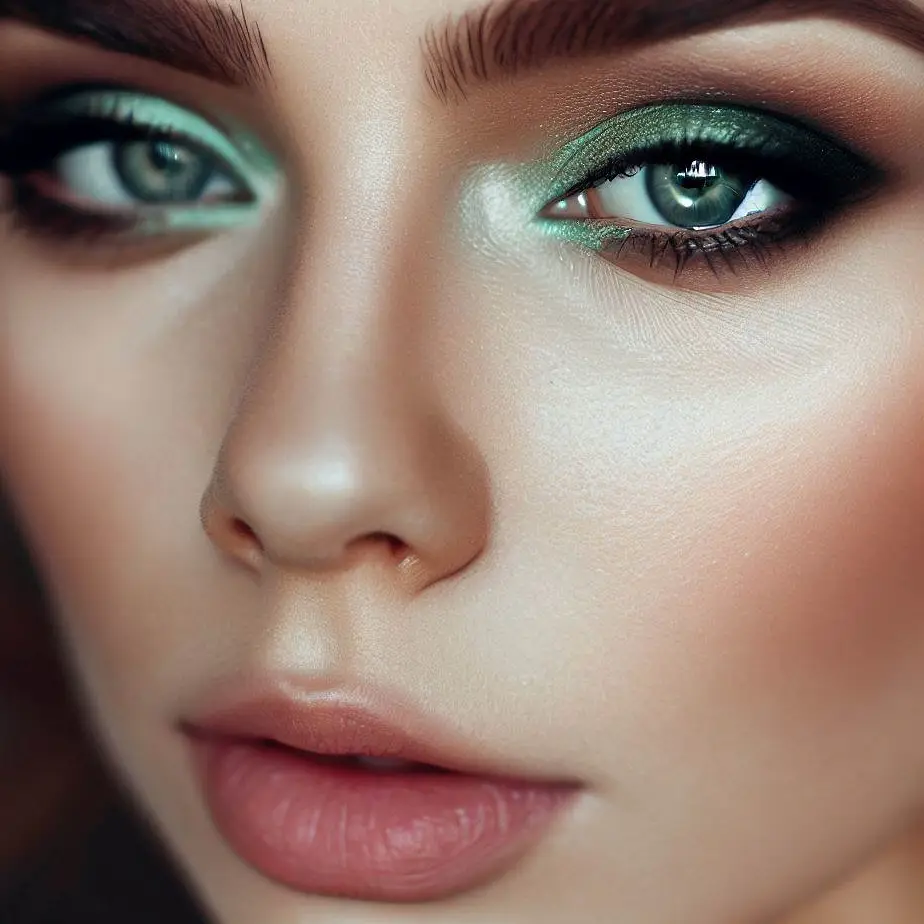 Makijaż dla zielonych oczu