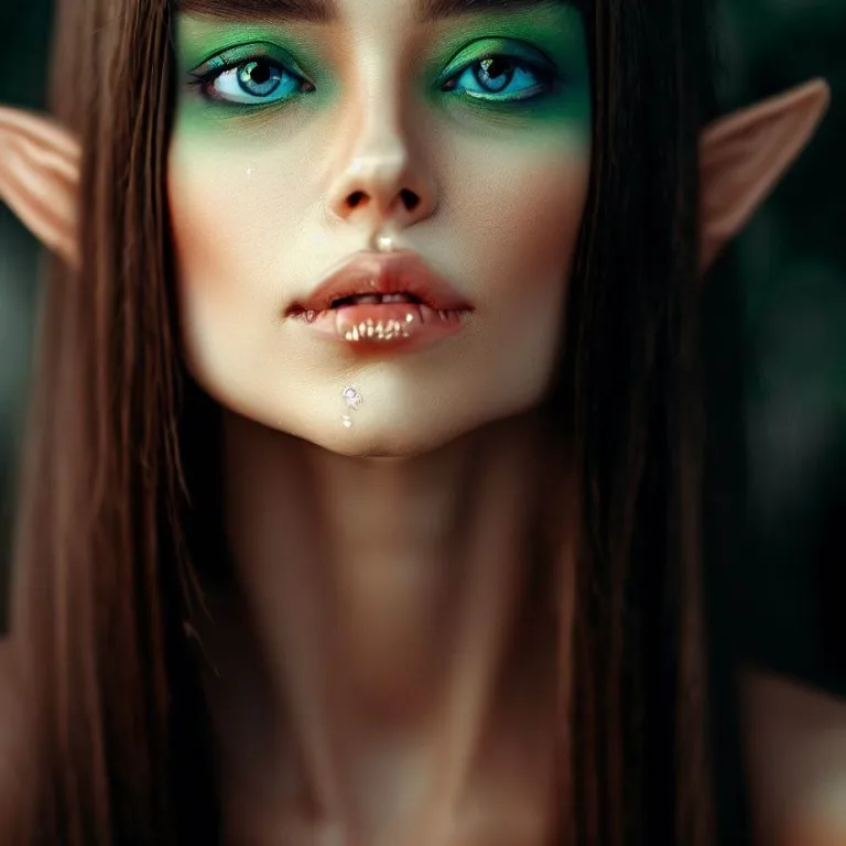 Makijaż elfa