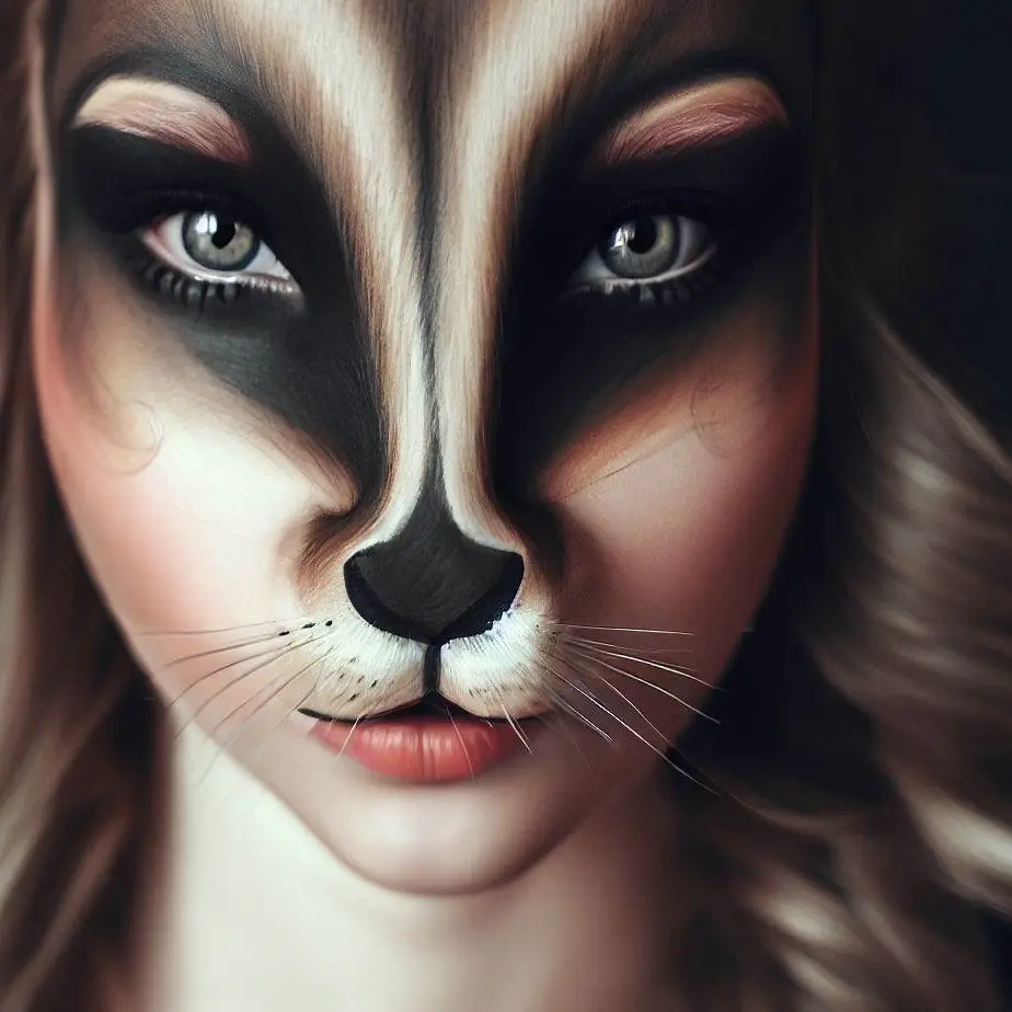 Makijaż królika