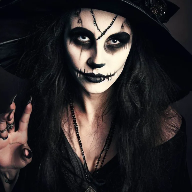 Makijaż na Halloween: Czarownica
