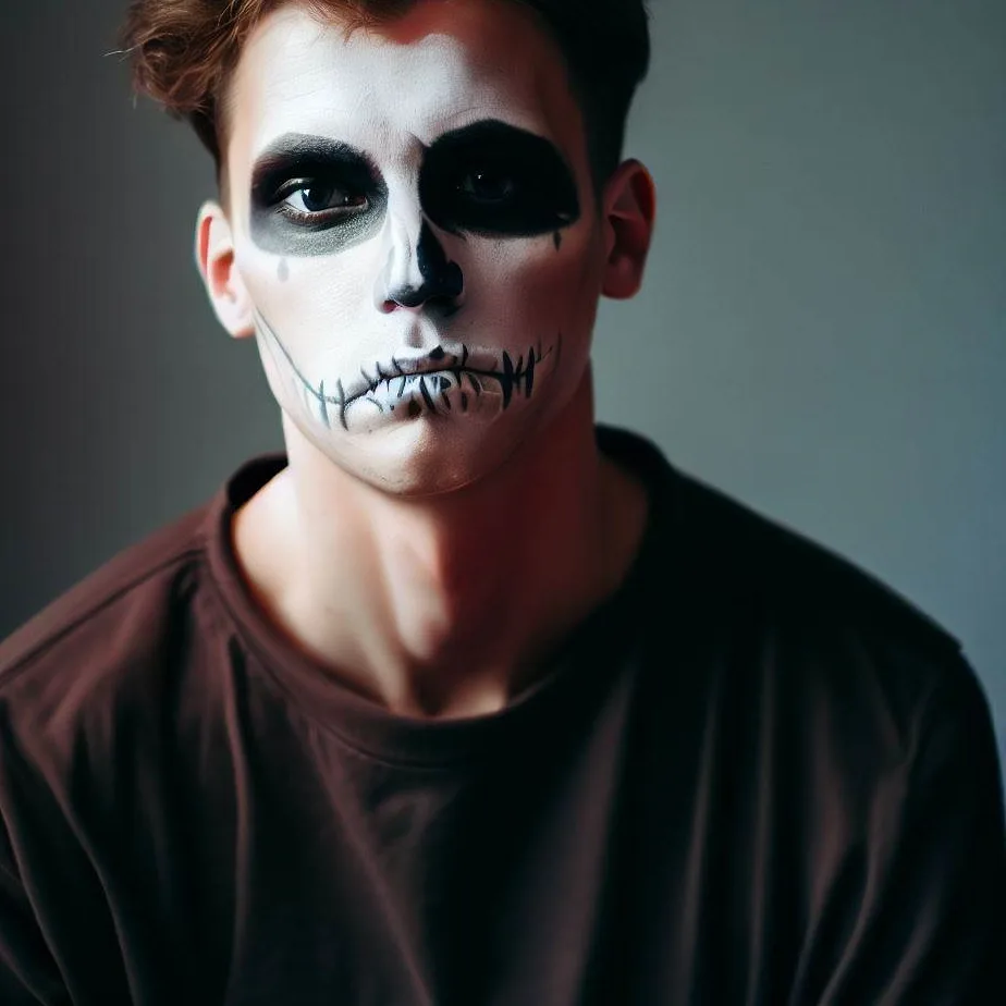 Makijaż na Halloween dla Chłopaka