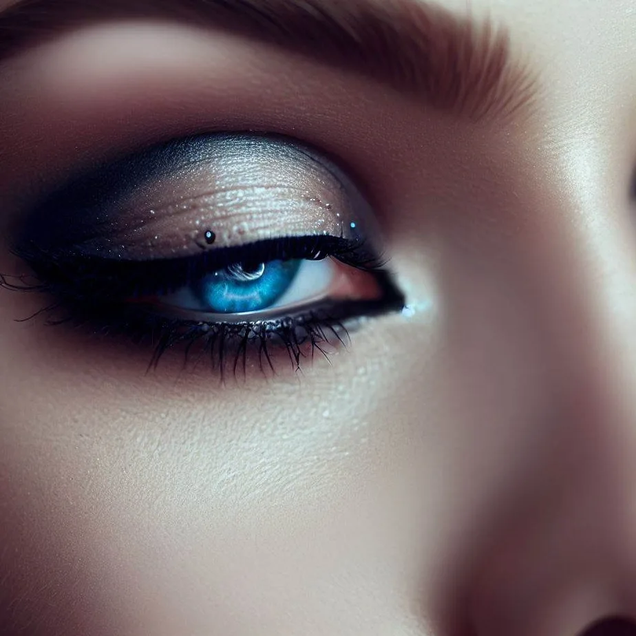 Makijaż niebieskie oczy