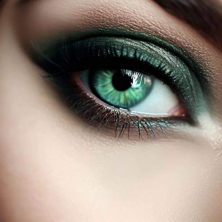 Makijaż oczu zielonych