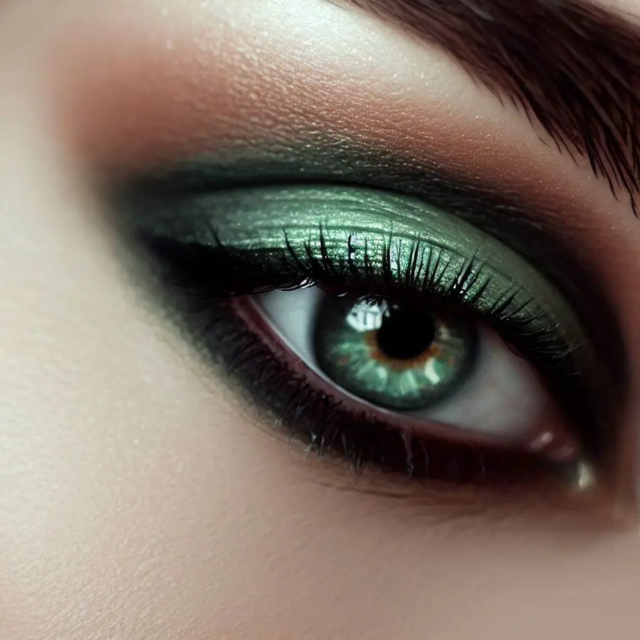 Makijaż oka zielonego