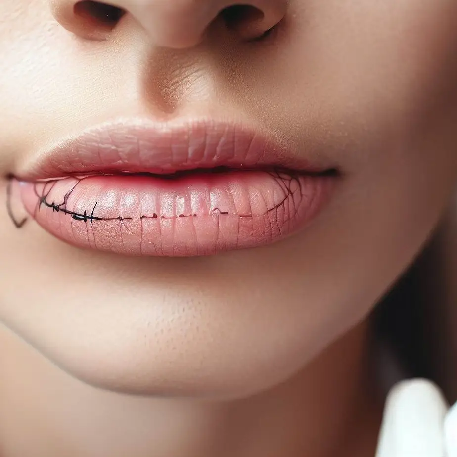 Makijaż permanentny ust - gojenie