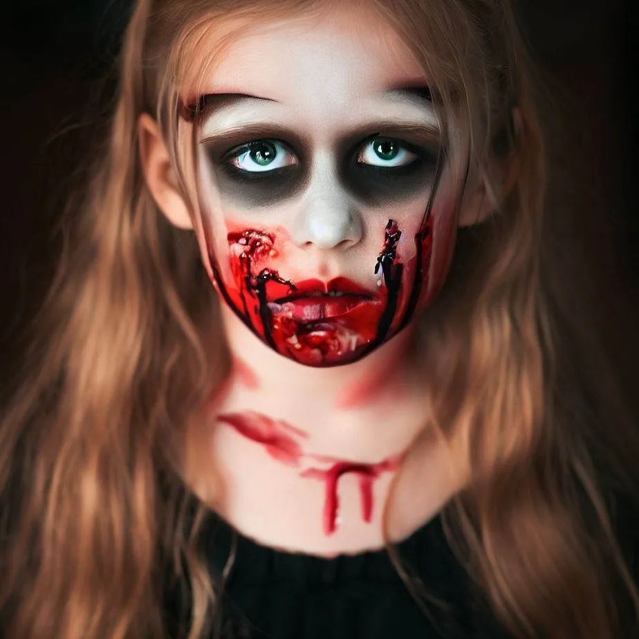 Makijaż wampira dla dzieci